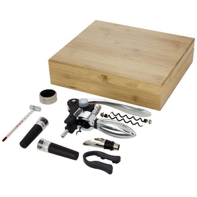 9 piece wine set pack of 25 Custom Wood Designs __label: Multibuy default-title-9-piece-wine-set-pack-of-25-53613607125335