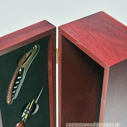 Bamboo Wine Box & Opener set - Rosewood Custom Wood Designs default-title-bamboo-wine-box-opener-set-rosewood-52627846136151