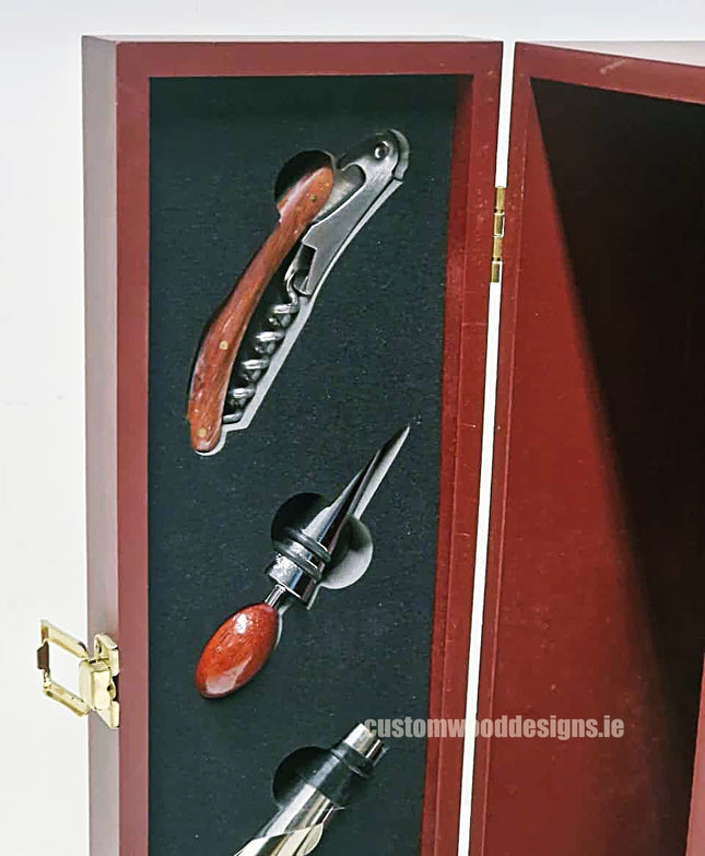 Bamboo Wine Box & Opener set - Rosewood Custom Wood Designs default-title-bamboo-wine-box-opener-set-rosewood-52627846332759