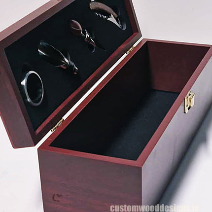 Bamboo Wine Box & Opener set - Rosewood Custom Wood Designs default-title-bamboo-wine-box-opener-set-rosewood-53613566525783