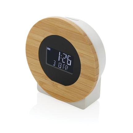 Bamboo wooden LCD desk clock pack of 25 Custom Wood Designs __label: Multibuy default-title-bamboo-wooden-lcd-desk-clock-pack-of-25-53613187039575