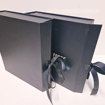 Black gift box with ribbon pack of 20 Custom Wood Designs __label: Multibuy default-title-black-gift-box-with-ribbon-pack-of-20-53613223805271