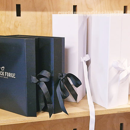 Black gift box with ribbon pack of 20 Custom Wood Designs __label: Multibuy default-title-black-gift-box-with-ribbon-pack-of-20-53613224722775