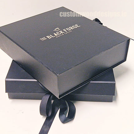 Black gift box with ribbon pack of 20 Custom Wood Designs __label: Multibuy default-title-black-gift-box-with-ribbon-pack-of-20-53613225541975