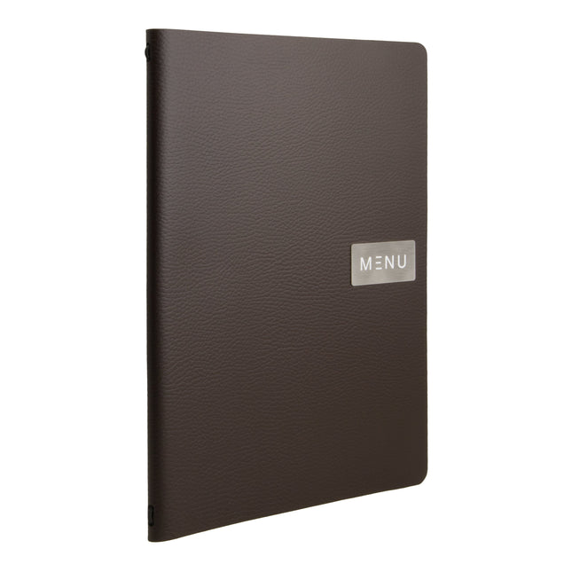 Brown A4 menu pack of 10 Custom Wood Designs __label: Multibuy default-title-brown-a4-menu-pack-of-10-53613238747479