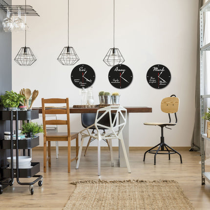 Clock Chalkboard pack of 6 Custom Wood Designs __label: Multibuy default-title-clock-chalkboard-pack-of-6-53613396623703