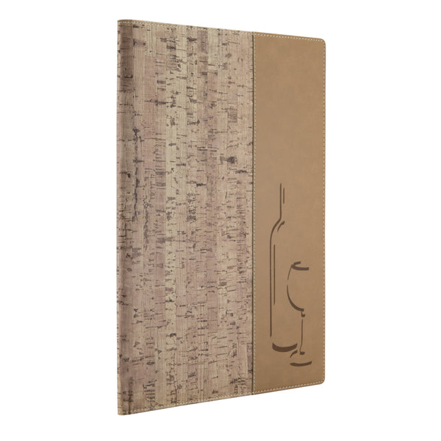 Cork style leather feel 8xA4 menus pack of 10 Custom Wood Designs default-title-cork-style-leather-feel-8xa4-menus-pack-of-10-53613305528663
