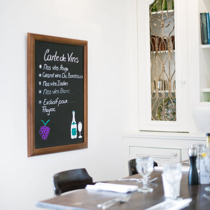 Hard wood Chalkboard 76.3x56.5x2.5cm Custom Wood Designs default-title-hard-wood-chalkboard-76-3x56-5x2-5cm-53613380108631