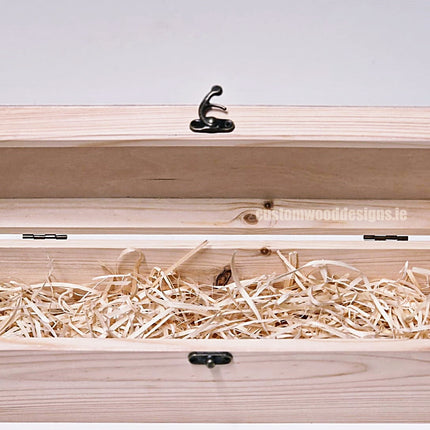 Hinged Lid 1 Bottle Box - Natural x25 Custom Wood Designs __label: Multibuy Bottle Box Bottle Boxes gift box Gift Boxes Single bottle box wooden Box default-title-hinged-lid-1-bottle-box-natural-x25-52627183665495