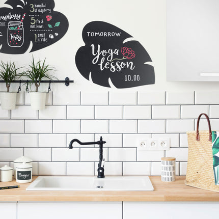 Leaf Chalkboard pack of 6 Custom Wood Designs default-title-leaf-chalkboard-pack-of-6-53613401440599