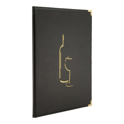 Leather style A4 menu pack of 10 Custom Wood Designs __label: Multibuy default-title-leather-style-a4-menu-pack-of-10-53613251854679