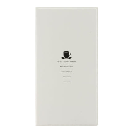 Leather style white menu pack of 10 Custom Wood Designs __label: Multibuy default-title-leather-style-white-menu-pack-of-10-53613295927639