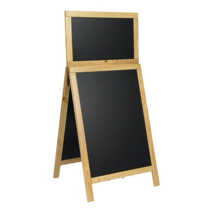 Pavement Sign Beech 121.5x55x54cm Custom Wood Designs default-title-pavement-sign-beech-121-5x55x54cm-53612344738135