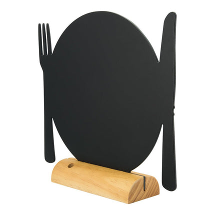 Plate Chalkboard x 6 Custom Wood Designs __label: Multibuy default-title-plate-chalkboard-x-6-53612370657623