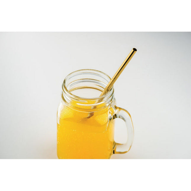 Stainless steel gold straw in pouch pack of 100 Custom Wood Designs __label: Multibuy default-title-stainless-steel-gold-straw-in-pouch-pack-of-100-53613725286743