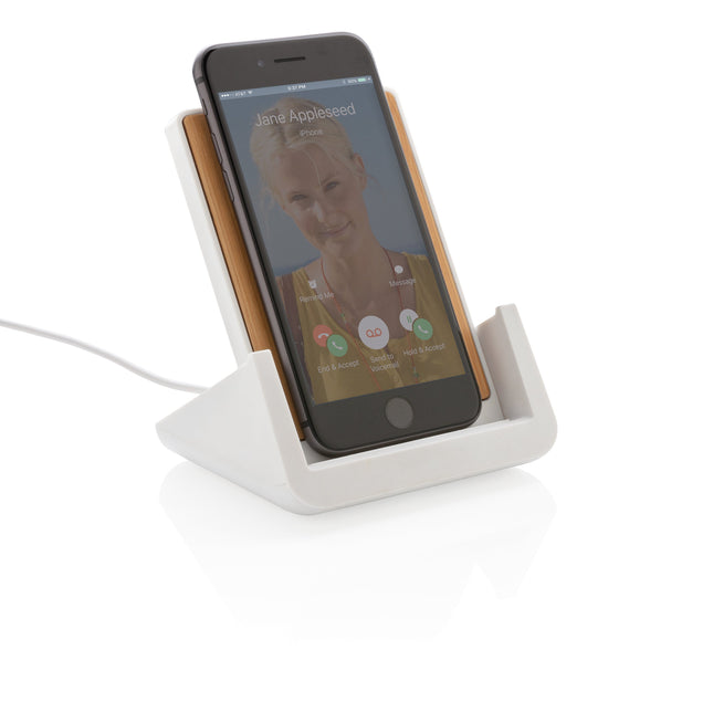 Wooden bamboo recyled plastic wireless charger pack of 25 Custom Wood Designs __label: Multibuy default-title-wooden-bamboo-recyled-plastic-wireless-charger-pack-of-25-53613165281623