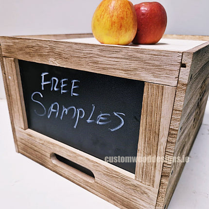 Wooden crate with chalkboard pack of 10 Securit __label: Multibuy default-title-wooden-crate-with-chalkboard-pack-of-10-52248508105047