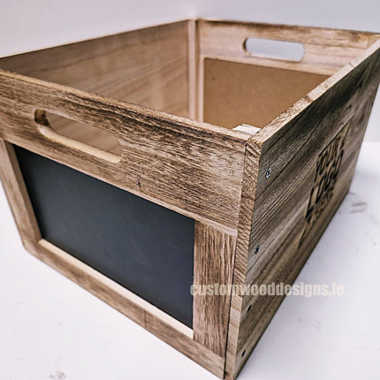 Wooden crate with chalkboard pack of 10 Securit __label: Multibuy default-title-wooden-crate-with-chalkboard-pack-of-10-53613134250327