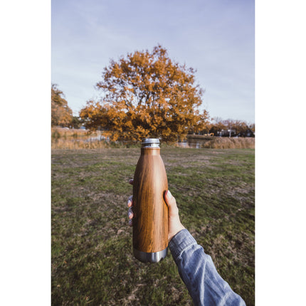 Wooden drinking bottle 500ml pack of 25 Custom Wood Designs __label: Multibuy default-title-wooden-drinking-bottle-500ml-pack-of-25-53613732888919