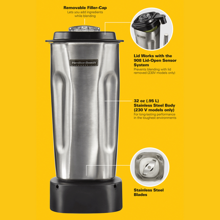 0.95L Stainless Steel Container 908