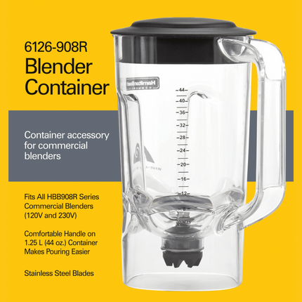 1.25L Polycarbonate Container for 908