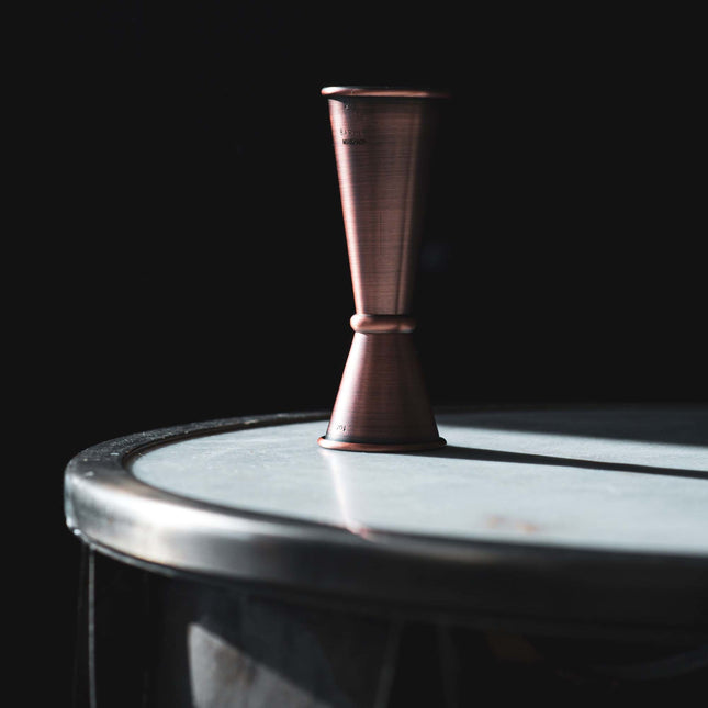 20 ml. x 40 ml. Japanese Style Jigger, Antique Copper