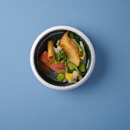 Goro Brown Green Bowl 165 mm, 650 ml