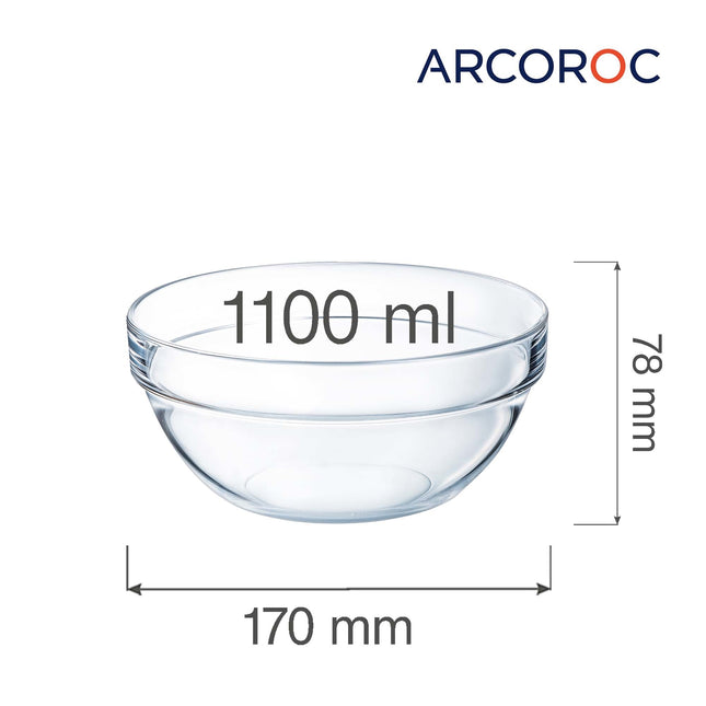 Empilable bowl, 1100ml