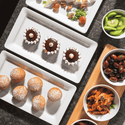 1/3 GN tray in melamine, white