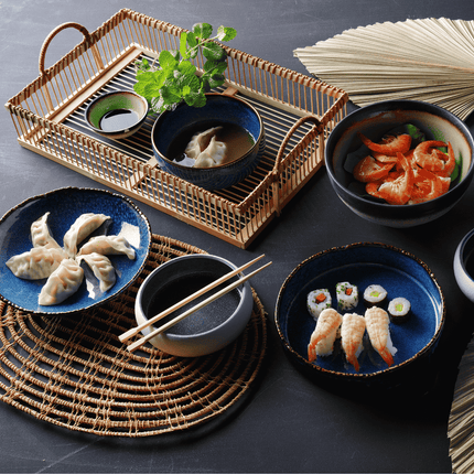 Goro White Green Bowl 165mm, 650 ml