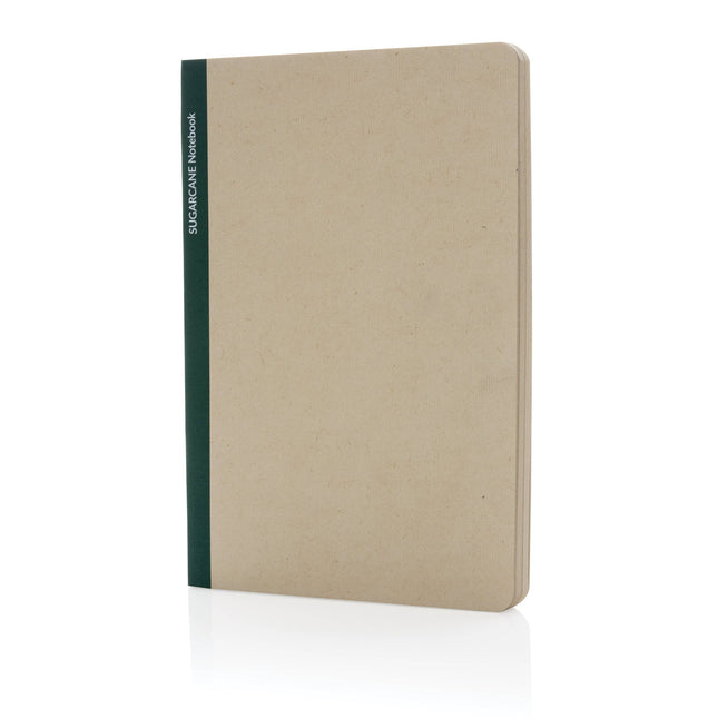 Sugarcane paper A5 Notebook pack of 25 Custom Wood Designs __label: Multibuy green-sugarcane-paper-a5-notebook-pack-of-25-53613748978007