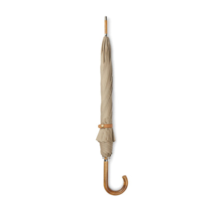 23" Wood handled umbrella pack of 25 Custom Wood Designs __label: Multibuy greige-23-wood-handled-umbrella-pack-of-25-53613574979927