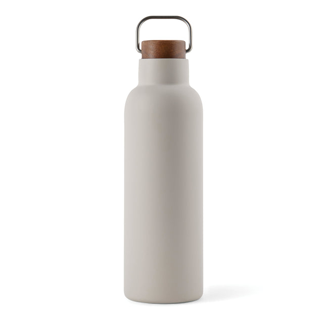 800ml vacuum recycled bottle acacia lid custom wood designs 