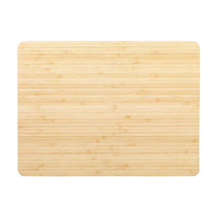 XL Bamboo Chopping Board 40x30cm pack of 25 Custom Wood Designs __label: Multibuy largerbambooboardcustomwooddesigns