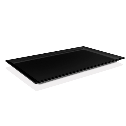 2/4 GN tray, melamine, black
