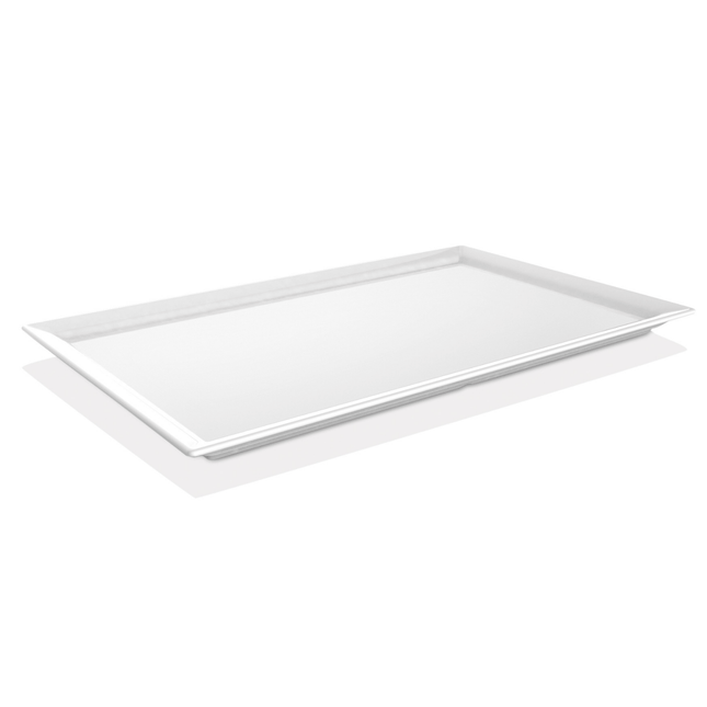 2/4 GN tray, melamine, white