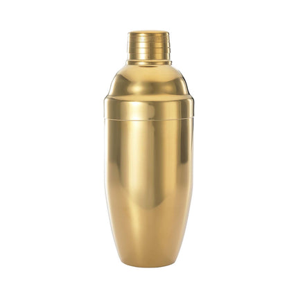 3-Pc Japanese Cocktail Shaker Set, Gold plated