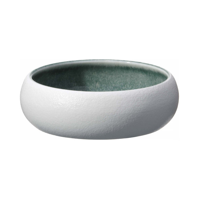 Goro White Green Bowl 165mm, 650 ml
