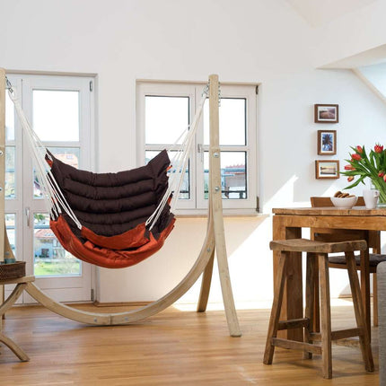 Hanging chair XL & frame Set Swing Chair Amazonas __label: NEW swing-chair-sand-hanging-chair-xl-frame-set-53612480201047