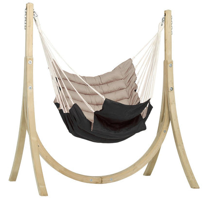 Hanging chair XL & frame Set Swing Chair Amazonas __label: NEW swing-chair-sand-hanging-chair-xl-frame-set-53612482593111