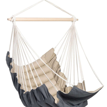 Hanging chair XL & frame Set Swing Chair Amazonas __label: NEW swing-chair-sand-hanging-chair-xl-frame-set-53612485247319