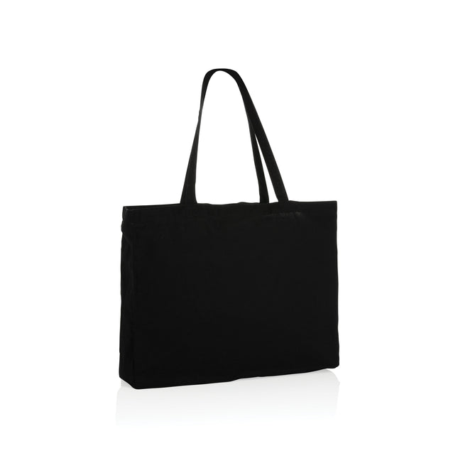 Cotton Shopper 37x14x49cm pack of 100 Black Custom Wood Designs __label: Multibuy __label: Upload Logo unbranded-black-cotton-shopper-37x14x49cm-pack-of-100-53613358547287