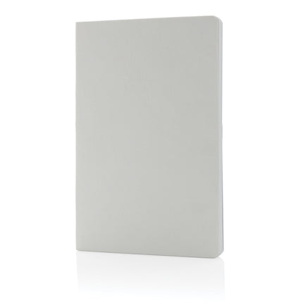 Recycled A5 paper notebook pack of 100 Custom Wood Designs __label: Multibuy whiterecycledpapernotebookcustomwooddesignslogobrandedofficegifting_524825a8-e088-4622-827a-c26fb757ce9b
