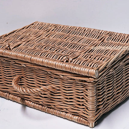 10 x Wicker Hamper Basket 40 X 28 X 17cm Wicker Hamper Basket Custom Wood Designs Gifting basket hamper basket Retail display basket wicker basket wicker-hamper-basket-with-black-fabiric-interior-10-x-wicker-hamper-basket-40-x-28-x-17cm-52971842863447