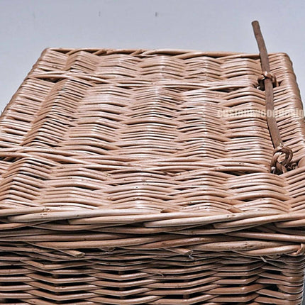 10 x Wicker Hamper Basket 40 X 28 X 17cm Wicker Hamper Basket Custom Wood Designs Gifting basket hamper basket Retail display basket wicker basket wicker-hamper-basket-with-black-fabiric-interior-10-x-wicker-hamper-basket-40-x-28-x-17cm-56106820567383