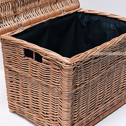 10 x Wicker Hamper Basket Large 40 X 30 X 30cm Wicker Hamper Basket Custom Wood Designs Gifting basket hamper basket Retail display basket wicker basket wicker-hamper-basket-with-black-fabric-lining-10-x-wicker-hamper-basket-large-40-x-30-x-30cm-53613680394583_71175e7c-329d-4efb-a713-2df234c2580c